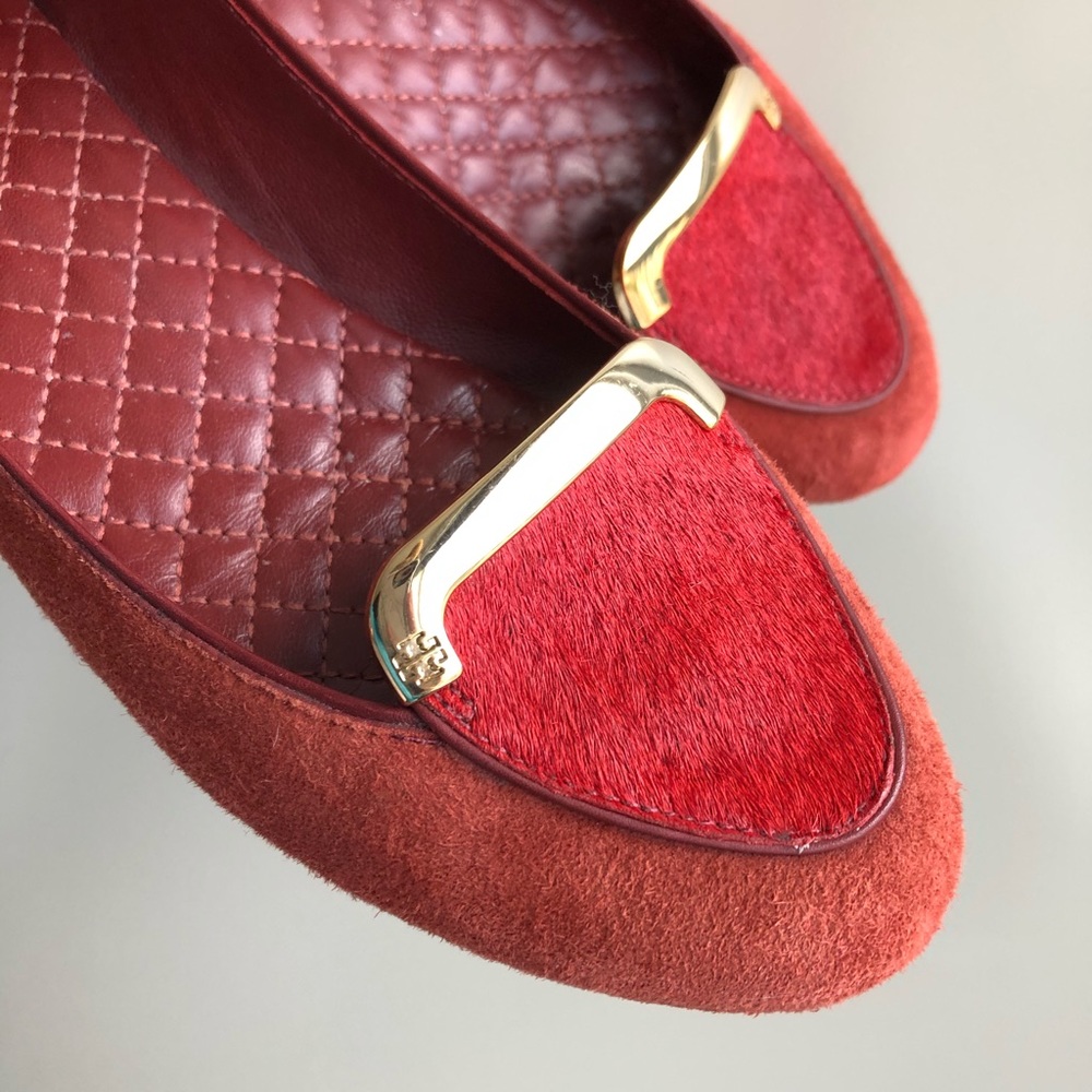 Tory Burch Red Flats